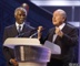 Prezident FIFA Sepp Blatter hovor poas rebu MS 2010. Spolonos mu rob juhoafrick prezident Thabo Mbeki. Autor: SITA/AP