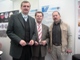 Foto : Stnok Fi.Vulcascot zava:ing.toffa v strede Dipl.Ing.Jozef ermk a zstupca Euro - Brew s.r.o.,Ing.Juraj ajko