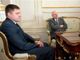 Foto : Premir Robert Fico na stretnut s prezidentom Ivanom Gaparoviom, ktor ho poveril zostavenm vldy.
Autor: SITA