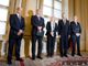 Foto : Bratislava, July 6 (TASR) - Leaders of centre-right parties - SDKU-DS, Freedom and Solidarity (SaS), Christian Democrats (KDH) and Most-Hid - signed the Coalition Agreement in Bratislava on Tuesday.

Chairmen of the four parties - Mikulas Dzurinda (SDKU-DS), Richard Sulik (SaS), Jan Figel (KDH) and Bela Bugar (Most-Hid) - signed the dokument, and the four were also joined by the soon-to-be new Slovak premier Iveta Radicova (SDKU-DS).

The act of the official signing of the agreement comes 24 days after the June 12 general election.

sto/tm
