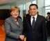 Foto : Nemeck kancelrka angela Merkelov a nsky Vice - Premir Li Kche-chiang
