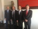 Foto : Japonsk vevyslanec Jun Shimmi na nvteve univerzity v Trnave MTF s dekanom fakulty J.Peterkom,prodekanom M.amblom a viceprezidentom TTRK SOPK J.ajkom 