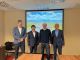 Foto : Na foto zava pn Mare CEO FPT Czech potom pn Tran Coi Managing Director FPT Slovakia,potom pn Tom Potoek a pn Juraj ajko